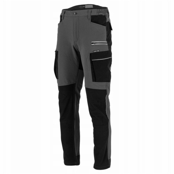 Lahti Pro ŠEDO-ČERNÉ ELASTICKÉ KALHOTY , 3XL, CE, LAHTI