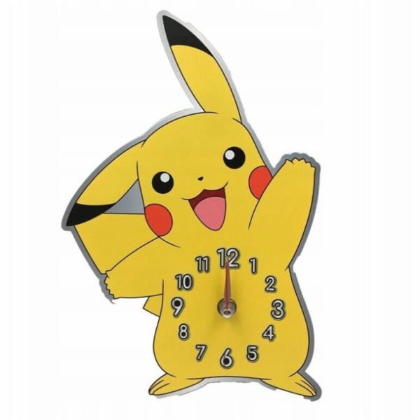 DĚTSKÉ nástěnné hodiny pro děti Pikachu Pokémon / Pok3170