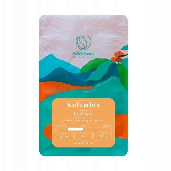 BeMyBean kávová zrna Colombia El Rosal Filter 250 g