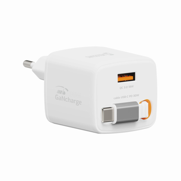 Swissten Nabíječka Swissten SlideCHARGE GaN 30W USB-A 18W...