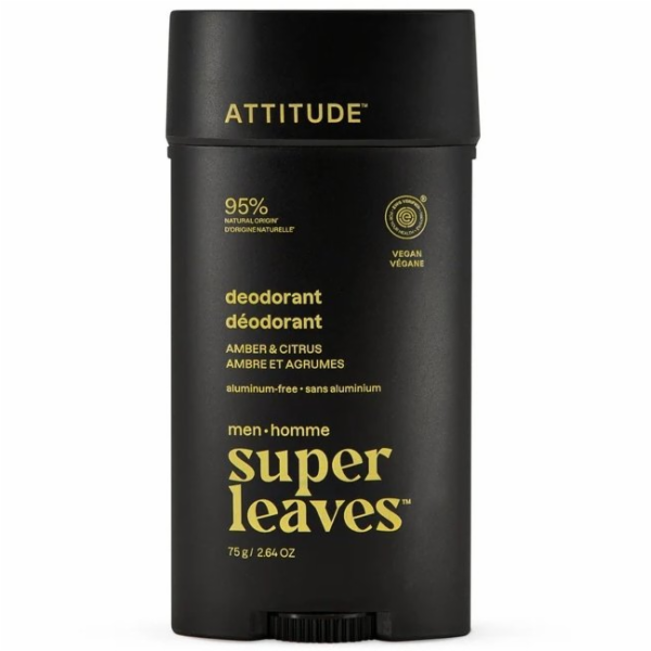 Attitude Deodorant v tyčince Amber & Citrus (ATT07417)