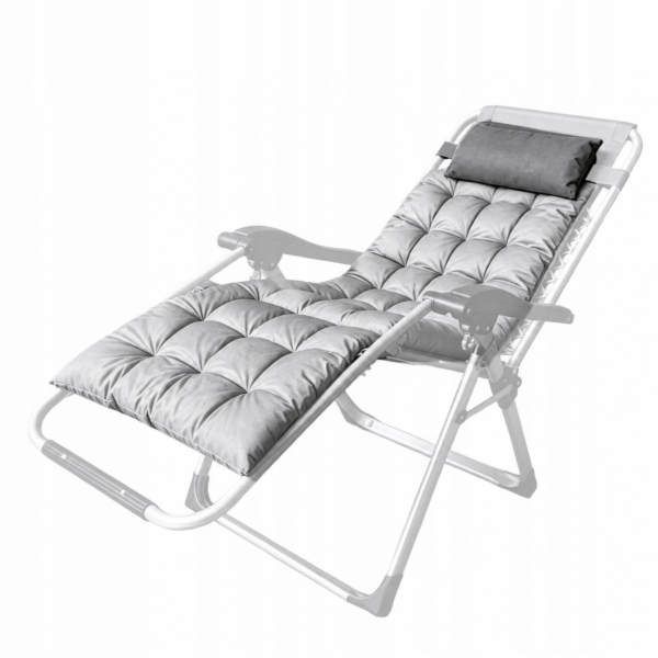 ModernHome Matrace pro velké měkké lehátko 160 cm šedá be...