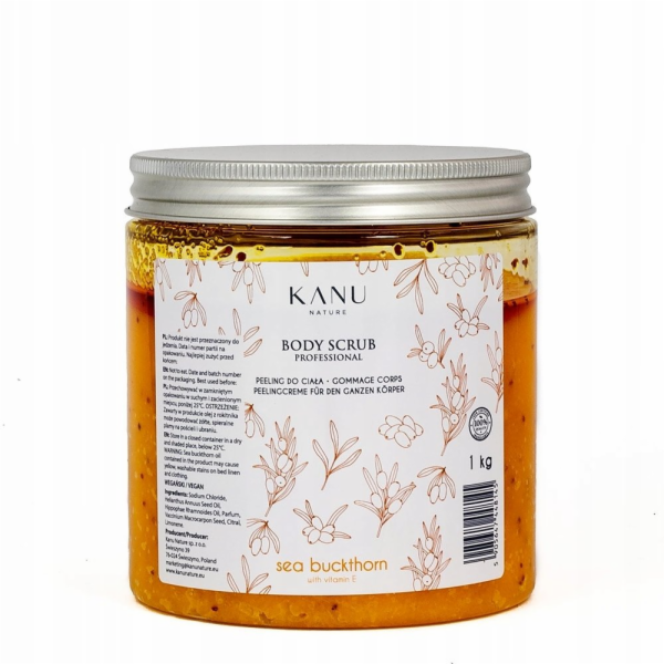 Kanu Nature Peeling s rakytníkovou solí a olejem 1 kg KAN...