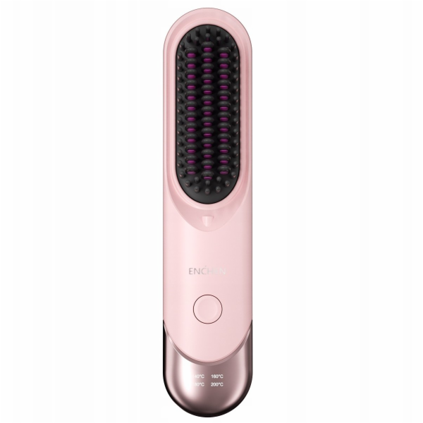 Enchen Kartáč na rovnání vlasů růžový (ENCHEN H100)