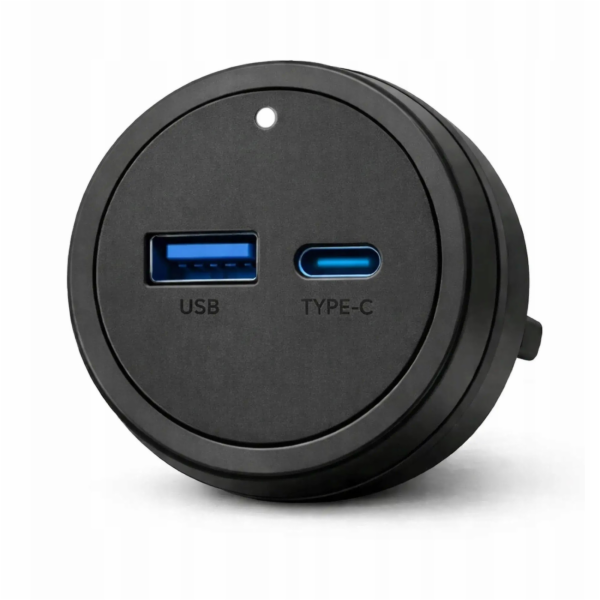 Goneo NAPÁJECÍ ADAPTÉR USB + USB-C černý