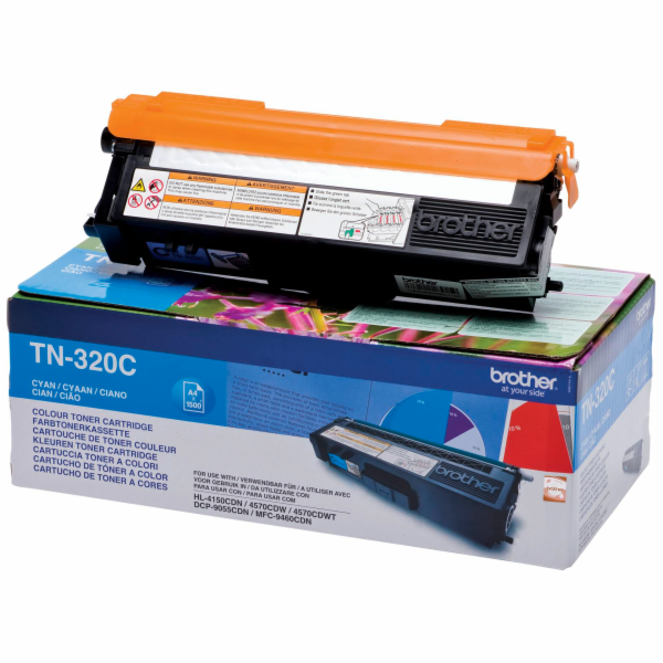 Brother TN-320C, toner cyan, 1 500 str.