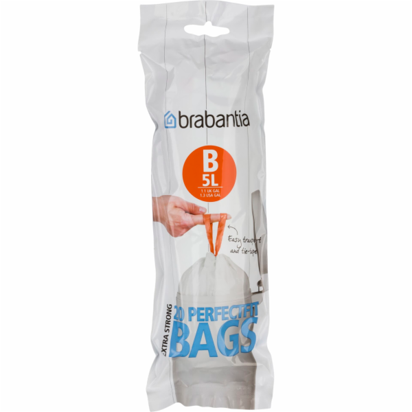 Brabantia PerfectFit sácky do odpad.kose Typ B, 5 L, 20 ks