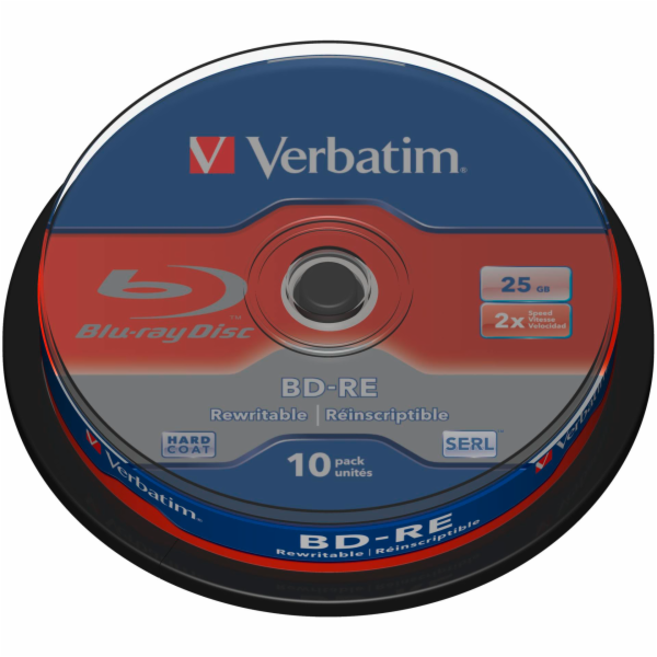 Verbatim BD-RE 25GB 2x 10ks (43694)