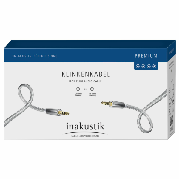 in-akustik Premium Audio Kabel 3,5 mm Klinke 1,5 m