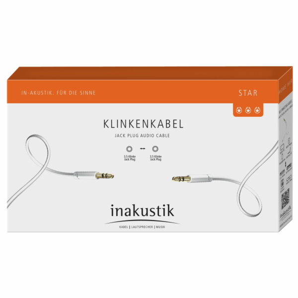 in-akustik Star Audio Kabel 3,5 mm Jack 0,5 m