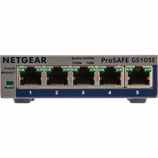 NETGEAR GS105E-200PES síťový přepínač Řízený L2/L3 Gigabi...