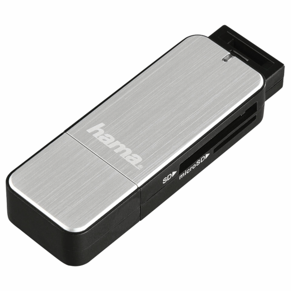 Hama 00123900 USB 3.0 Card Reader Aluminium