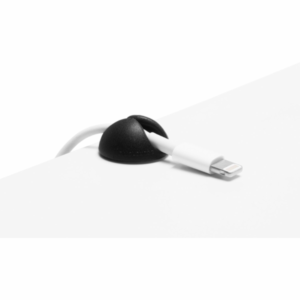 BlueLounge Mini držáky kabelů CableDrop 6 ks, černé