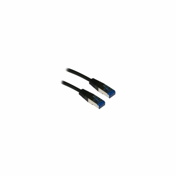 XtendLan patch kabel Cat6A, SFTP, LS0H - 2m, černý