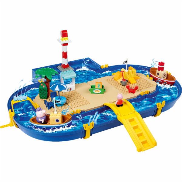 BIG Waterplay Peppa Pig Holiday vodní svet s kanály a prí...