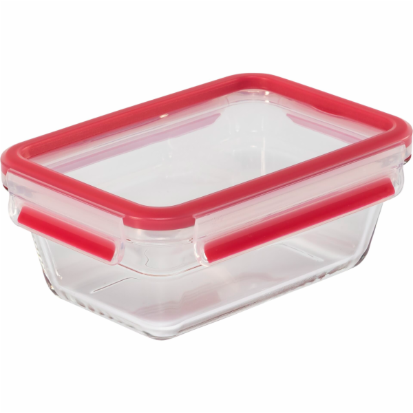 Emsa Clip&Close Glass Vorratsdose 850 ml Glas Rot