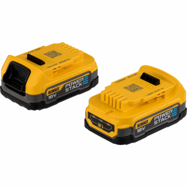 Baterie DEWALT Powerstack, 18V 2-balení 1,7Ah