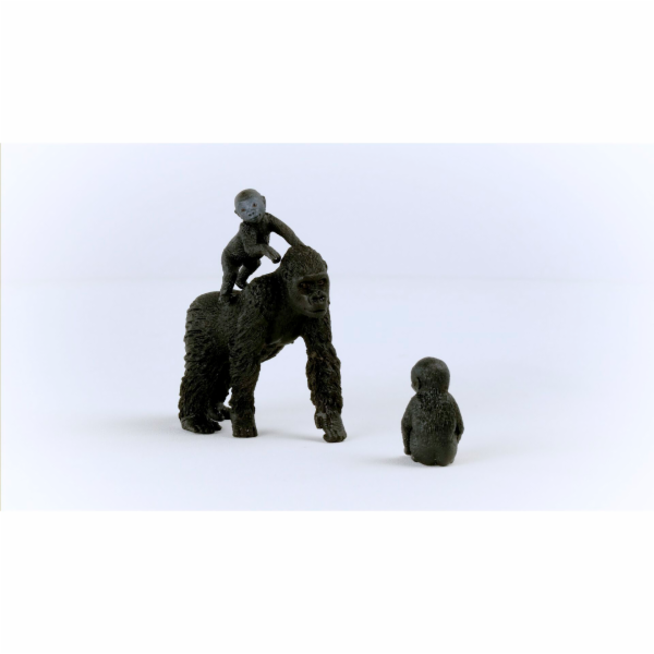 Schleich Wild Life Flachland Gorilla Familie