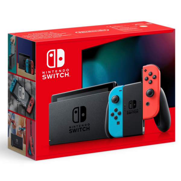 Nintendo Switch Neon-červená / Neon-modrá (model 2022)
