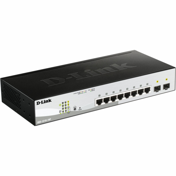 D-Link DGS-1210-10P/E (šedo/černý)