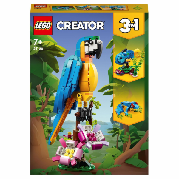LEGO CREATOR 31136 EXOTICKÝ PAPOUŠEK