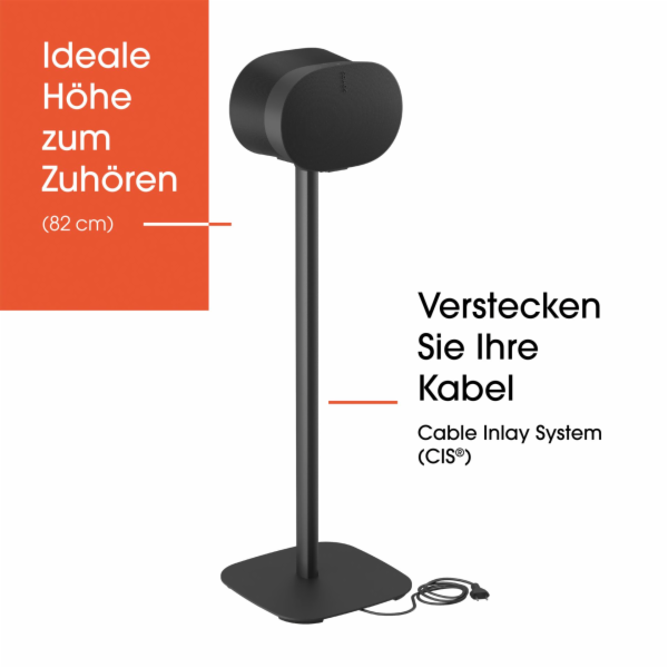 Vogels Speaker Stand for  Sonos Era 300 B black SFS 4133