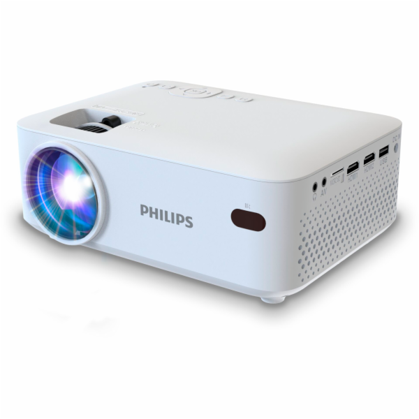 Mini projektor Phillips N-100 s rozlišením 480p (bílý)