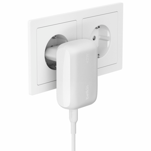 Belkin BOOST Charge 42W Charger  30W USB-C/12W USB-A   WC...