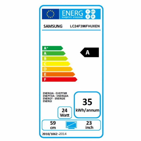 Samsung C24F396FHU 59,8cm (23,5 ") LED Monitor EEK: A