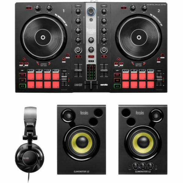 Hercules DJ Essential Kit - Inpulse 300 MK2 + Monitor 42 ...