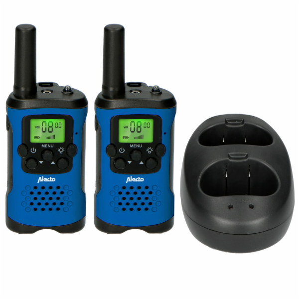 Alecto Walkie Talkie Set of 2,  range 7 km, blue/black