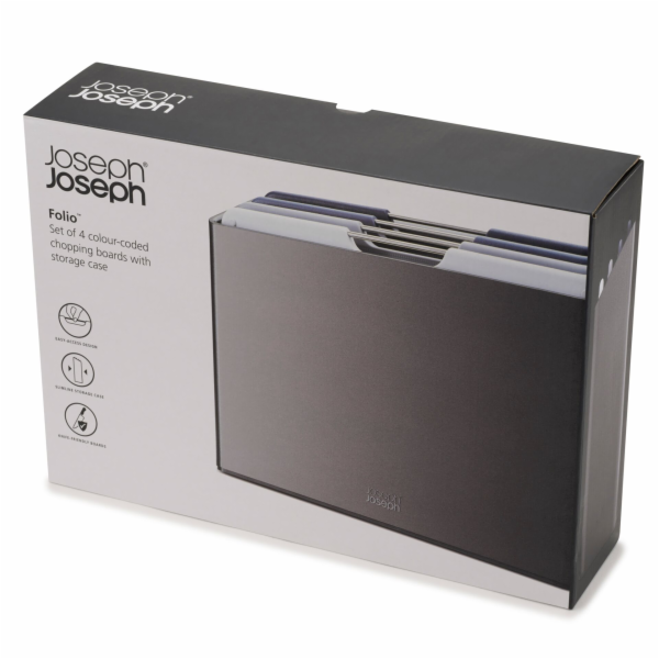 Joseph Joseph Folio 4-piece Grey  Chopping Board Set Regular
