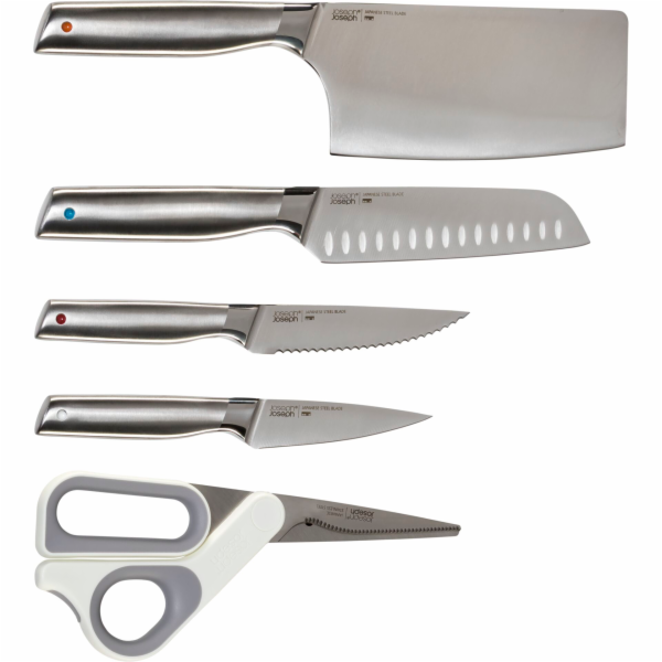 Joseph Joseph Elevate Fusion 5pc  Knife&amp;Sciss.Set w.B...