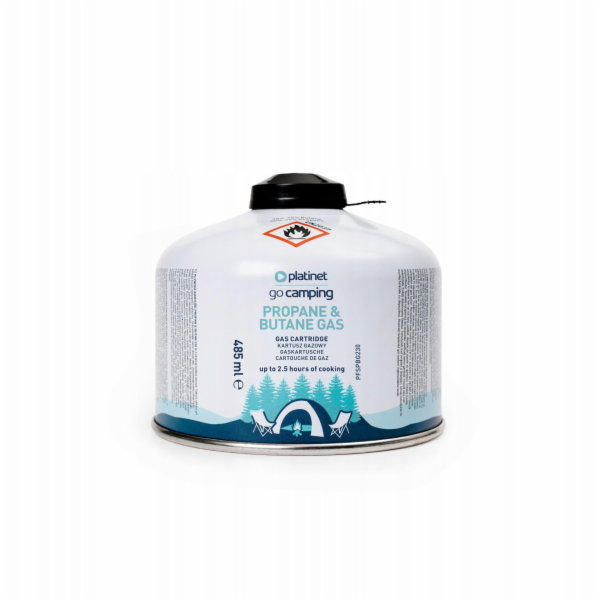 PLATINET BUTAN & PROPAN-PLYNOVÁ KARTUŠE 230g 485 ml 2,5h