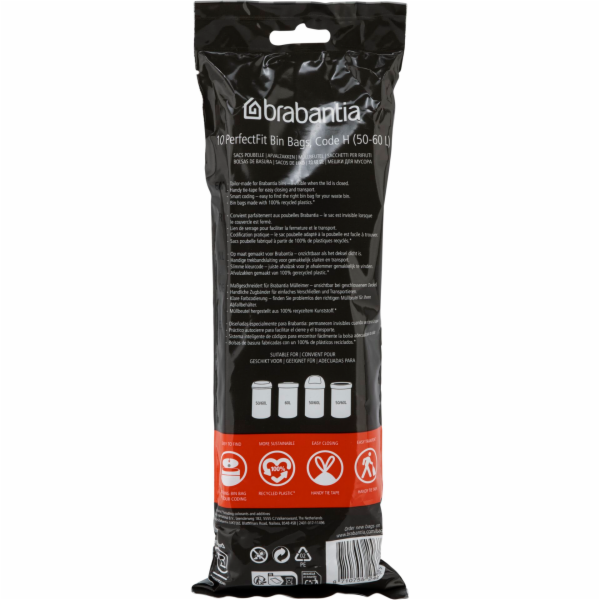 Brabantia PerfectFit Trash Bag  Code H (50-60 Liter)