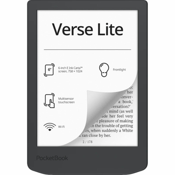 PocketBook Verse Lite  Midnight Grey