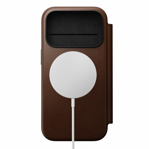 Nomad Modern Leather Folio  iPhone 17 Pro Brown
