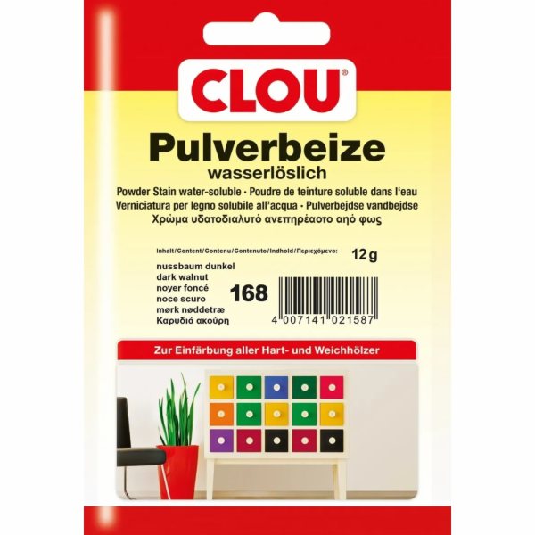 Prášek Clou Mořidlo Walnut Dark 12 g