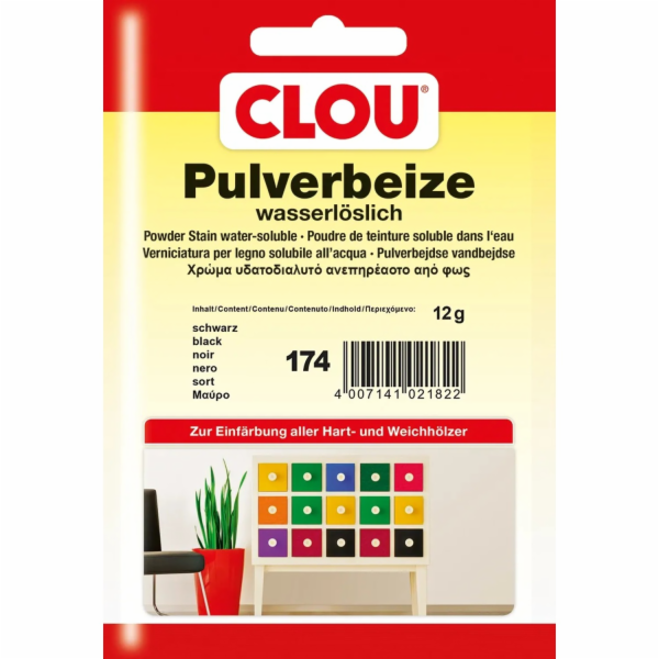 Prášek Clou, barva černá 12 g