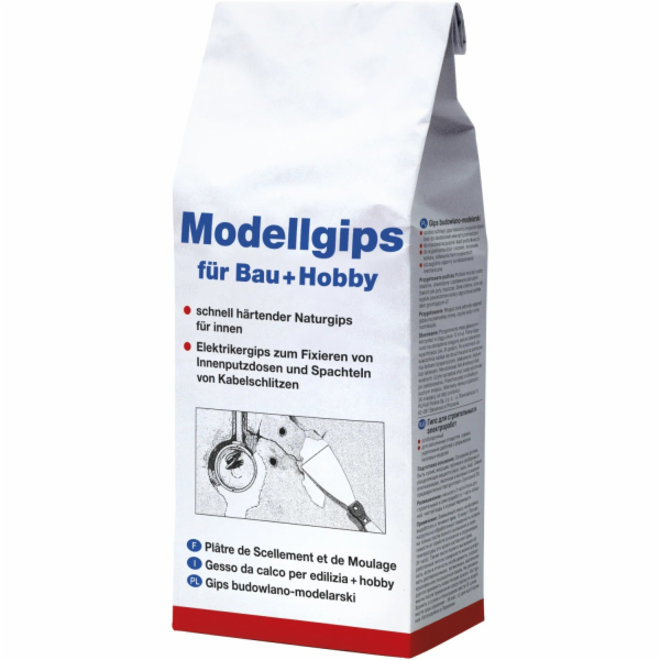 Dekorativní modelovací sádra pro stavebnictví a hobby pou...
