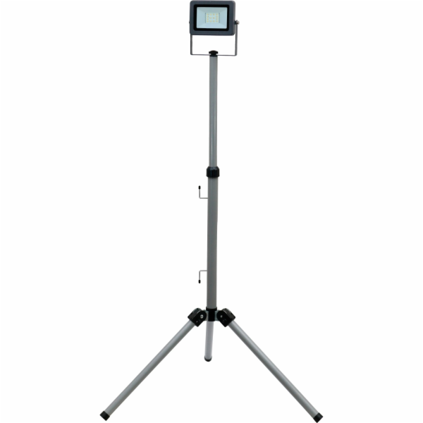 LED pracovní světlo na stativ 10 W stříbrno-antracitové b...