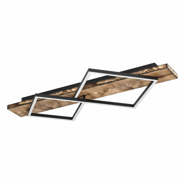 Stropní LED svítidlo Eglo Boyal Black Rustic 78 cm x 40 cm