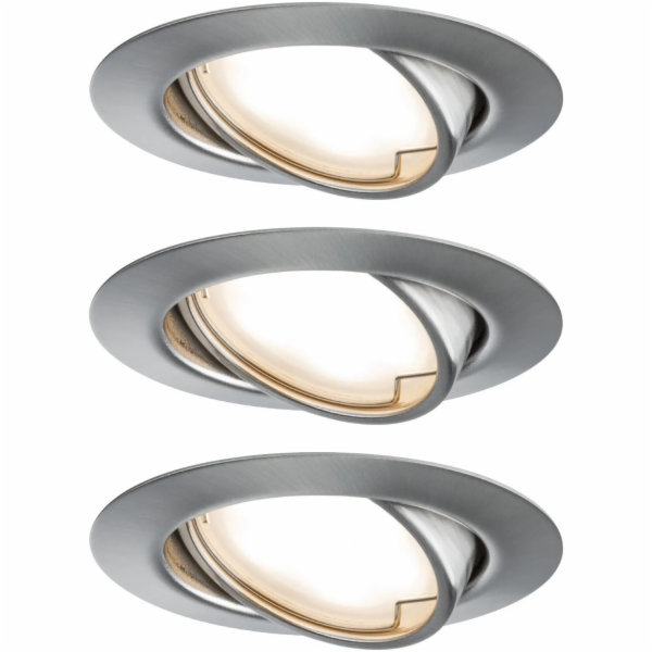 Paulmann LED zapuštěné bodové světlo Base Coin otočné 3 x...