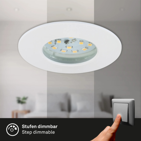 Briloner LED zapuštěné bodové světlo Attach Dim 3 kusy v ...