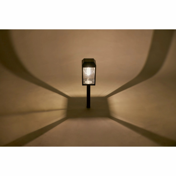 Solární LED světlo Pandino Černá Teplá bílá 50 cm x 10 cm...