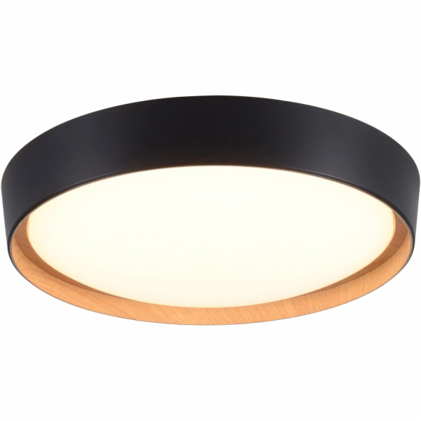 Just Light. Stropní LED svítidlo Emilia, černé, průměr 40...