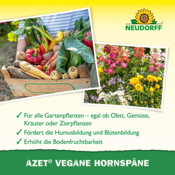 Neudorff Přírodní hnojivo Azet Hobliny z rohoviny 2,5 kg