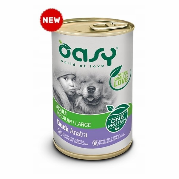 OASY One Protein Adult Medium/Large Mono Duck - vlhké krm...
