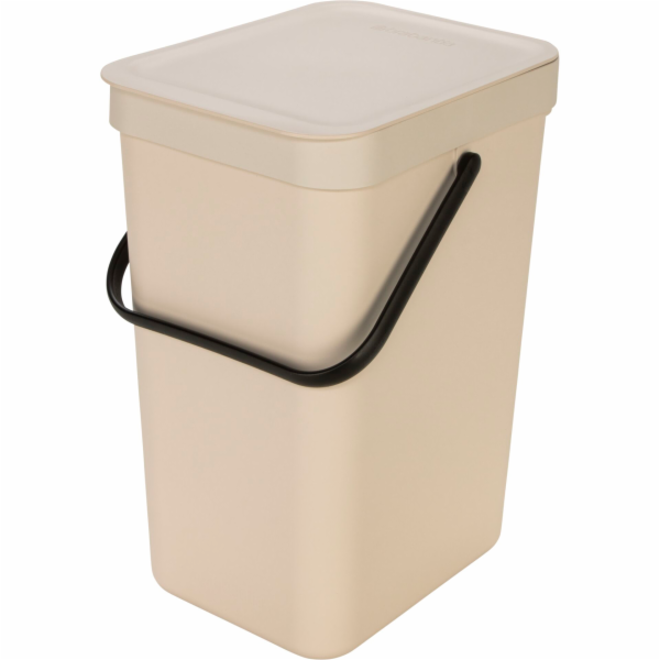 Brabantia Sort &amp; Go Waste Bin  Soft Beige 12L