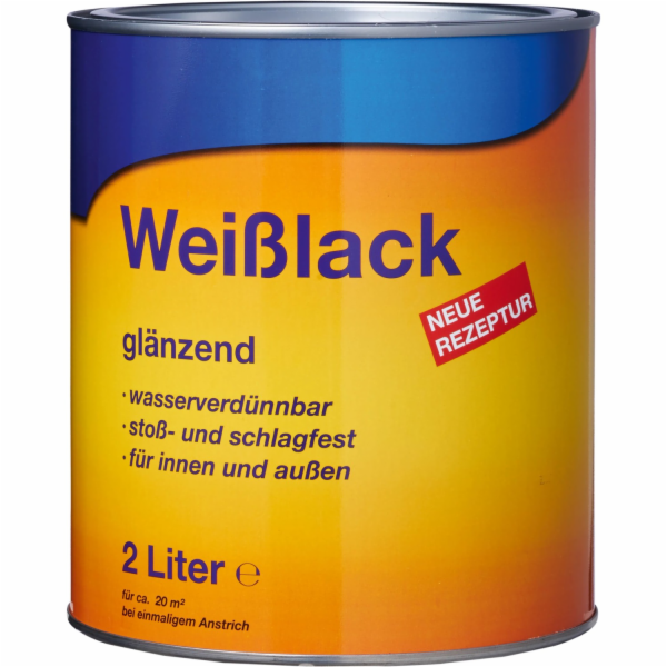 Lesklý bílý lak 2 l